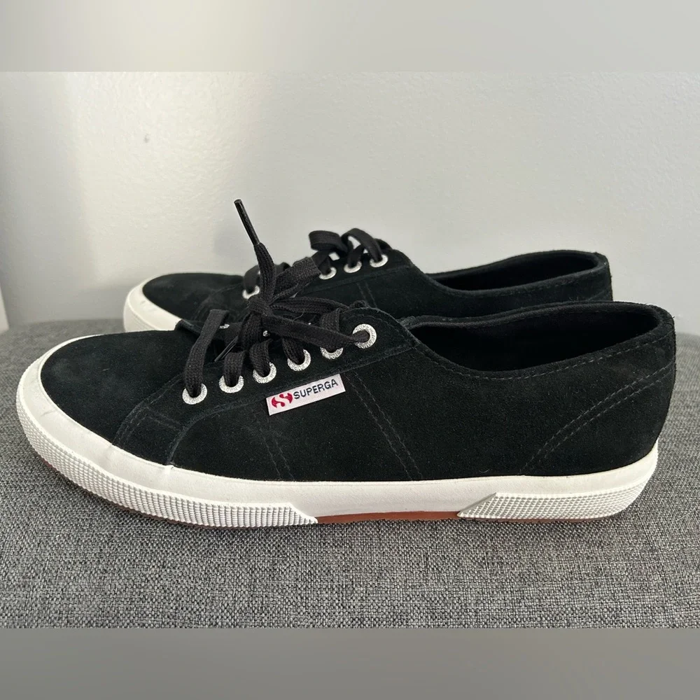 Black Superga 2750 Cotu Classic 2 Women Size 10 - Picture 2 of 7